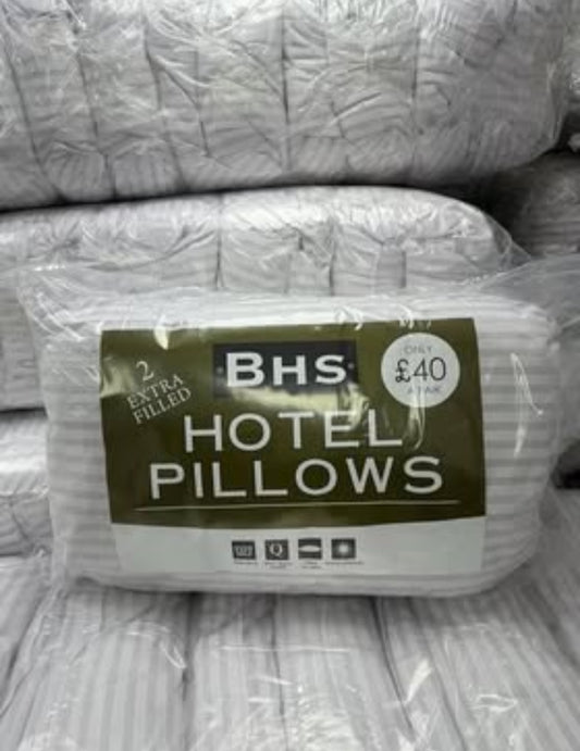 BHS Hotel Pillow Pair