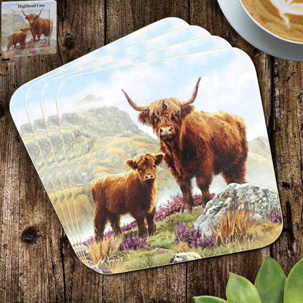 Highland Cow Fine China Kitchen Set