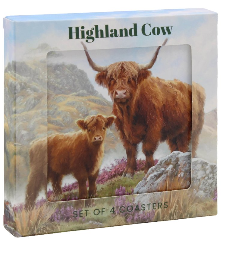 Highland Cow Fine China Kitchen Set
