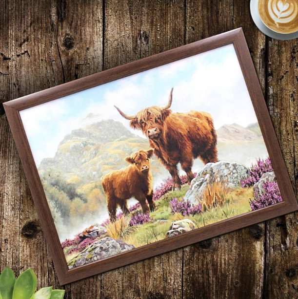Highland Cow Fine China Kitchen Set