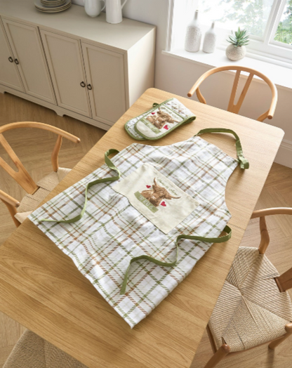 Highland Cow Fine China Kitchen Set