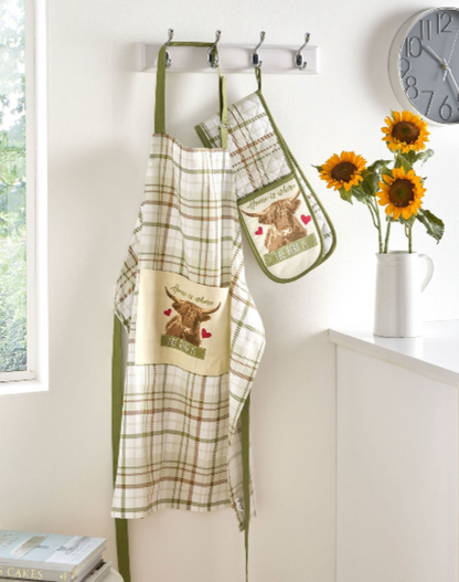 Highland Cow Fine China Kitchen Set