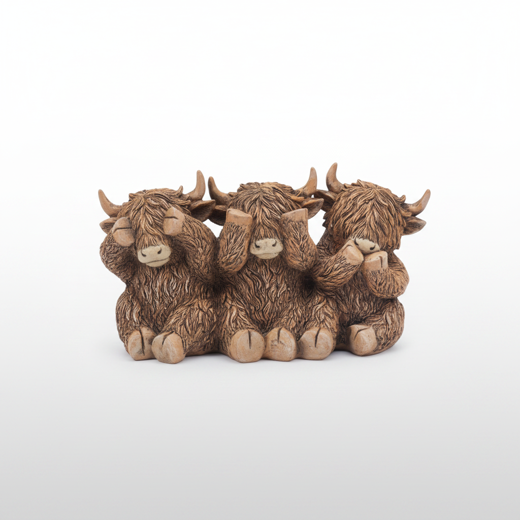 Highland Cow Ornaments