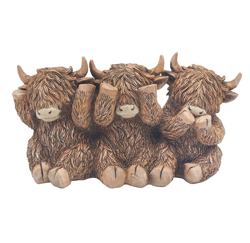 Highland Cow Ornaments