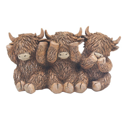 Highland Cow Ornaments