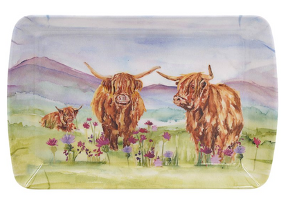Highland Cow Fine China Kitchen Set by Jennifer Rose
