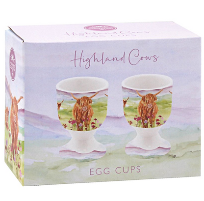 Highland Cow Fine China Kitchen Set by Jennifer Rose