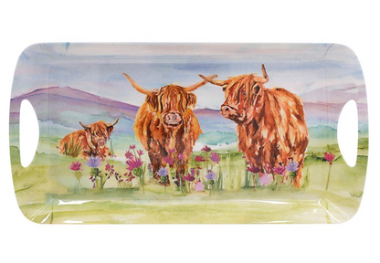 Highland Cow Fine China Kitchen Set by Jennifer Rose