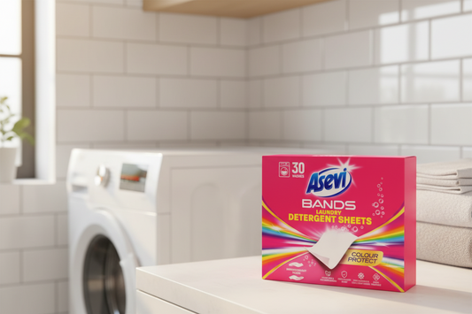 Asevi Bands Colour Protect Laundry Detergent Sheets - 30 Washes