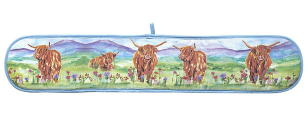 Highland Cow Fine China Kitchen Set by Jennifer Rose