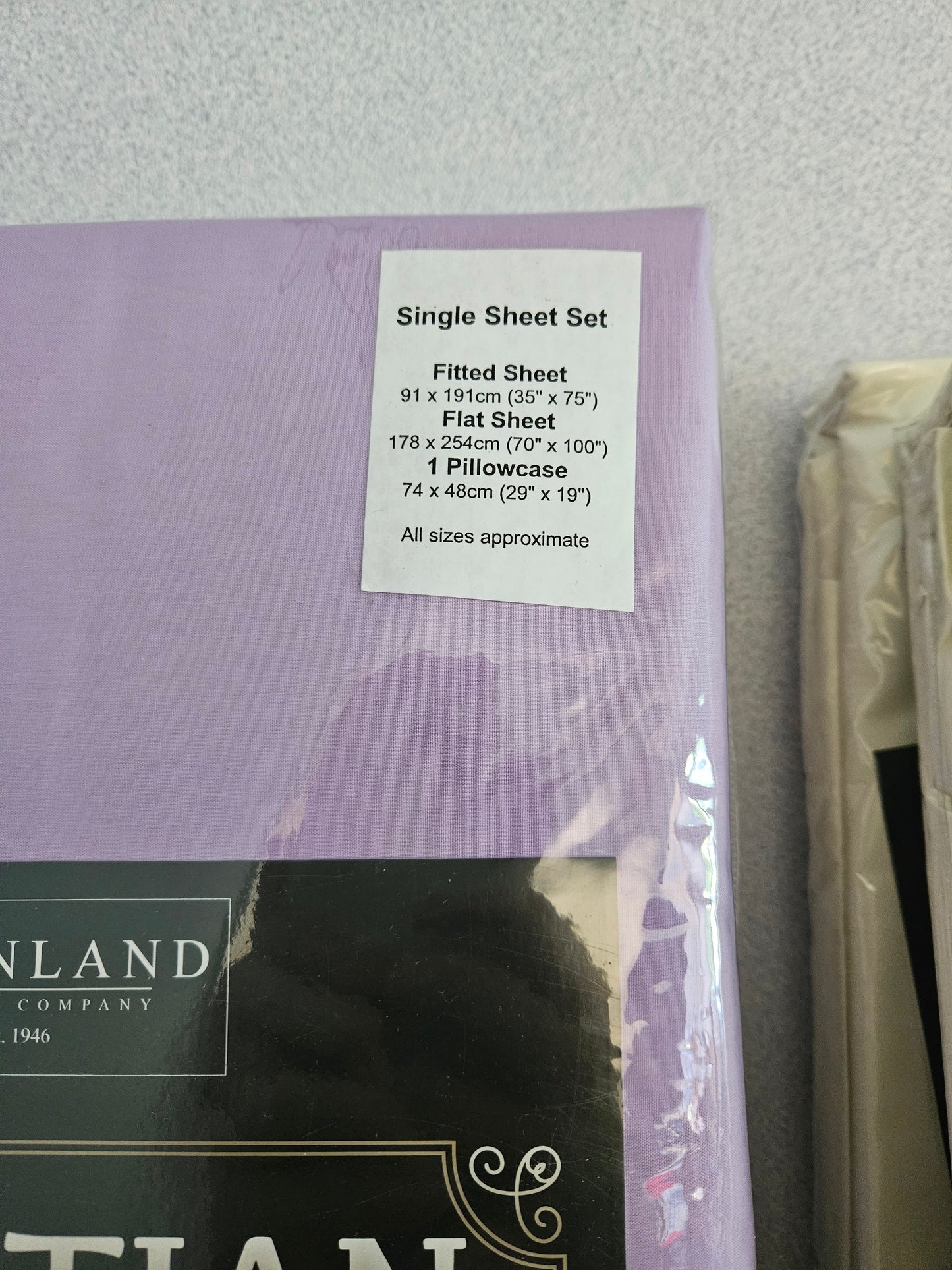 Egyptian Cotton Single Sheet Set