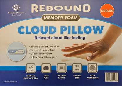 Cloud Rebound Memory Foam Pillow