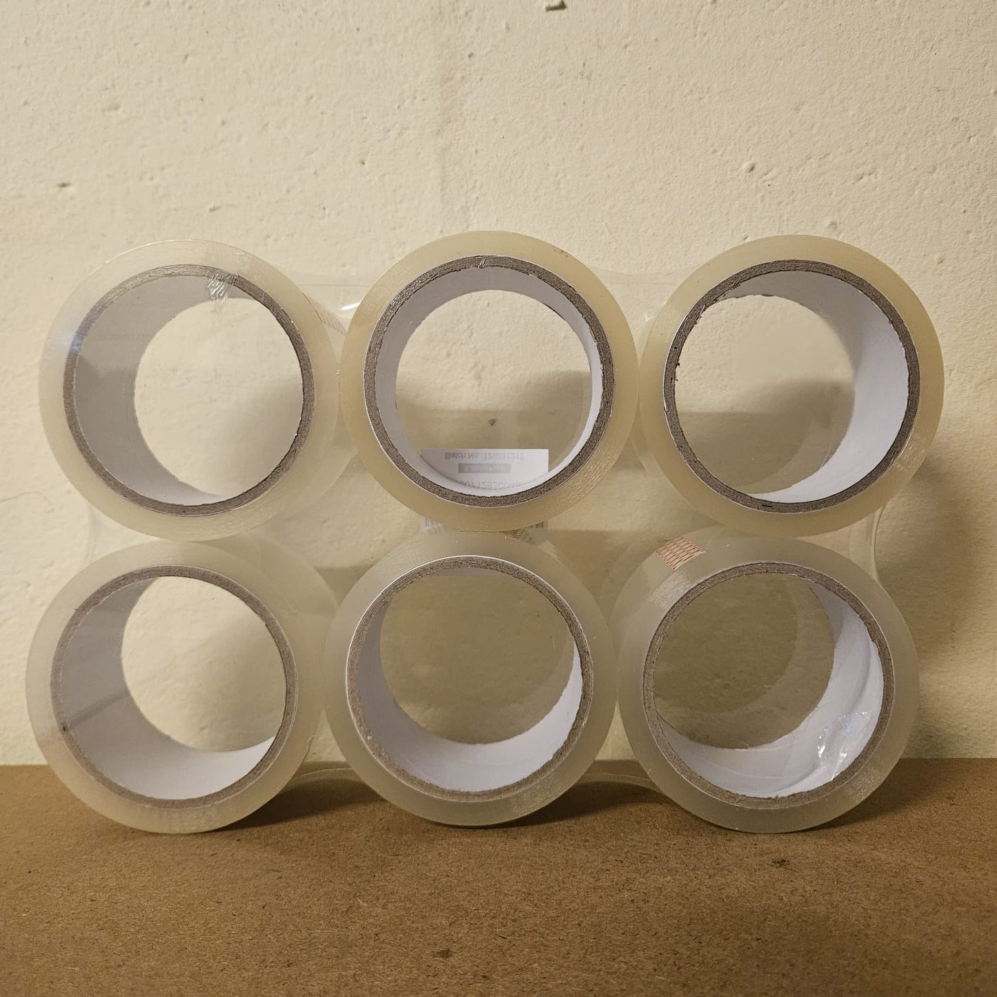 Clear Packaging Tape 48mm x 66m - 6 Rolls