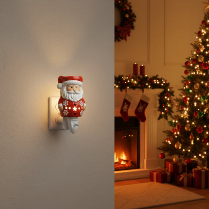 Christmas oil burner and wax melt warmer - Santa or Snowman