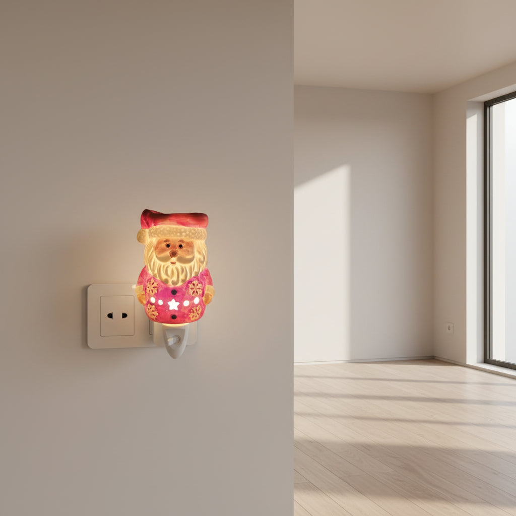 Christmas oil burner and wax melt warmer - Santa or Snowman