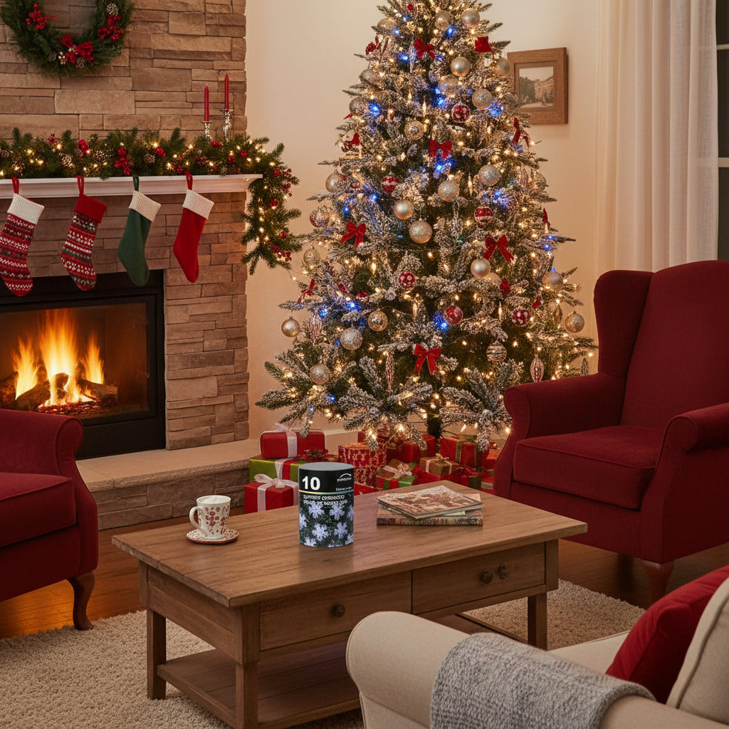 Christmas String Lights Indoor Battery Operated - 10 Lights
