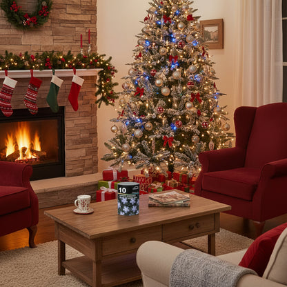 Christmas String Lights Indoor Battery Operated - 10 Lights