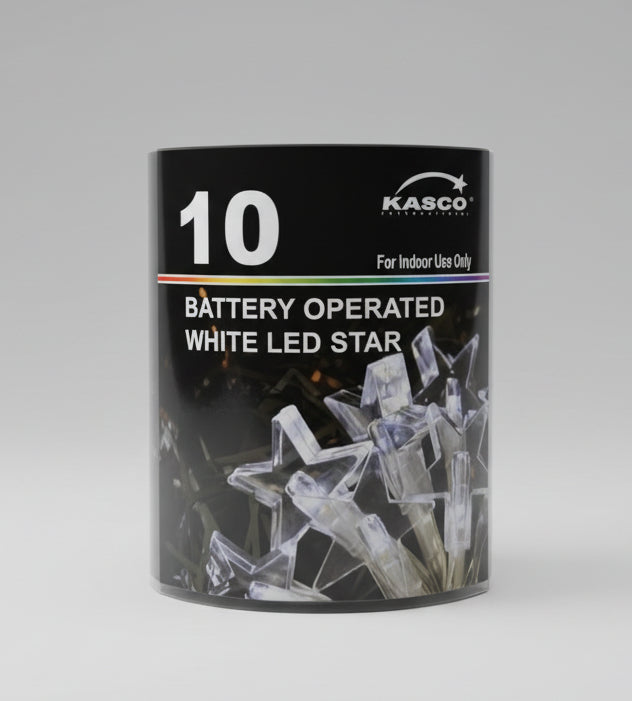 Christmas String Lights Indoor Battery Operated - 10 Lights