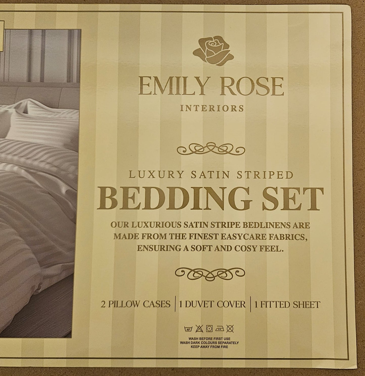 EMILY ROSE Home Comfort Complete Duvet Set - Double