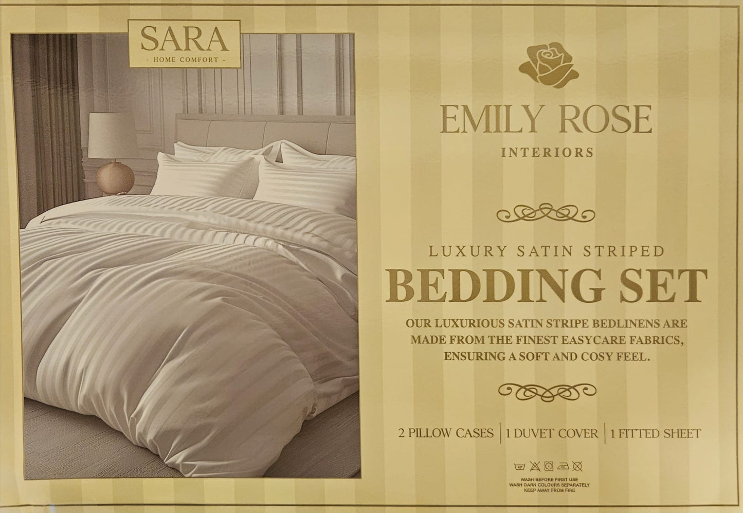 EMILY ROSE Home Comfort Complete Duvet Set - Double