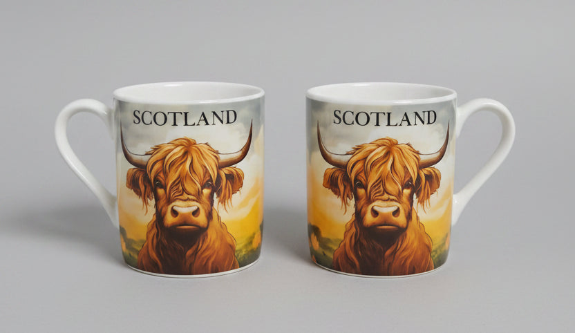 Highland Cow 4oz Espresso Mug