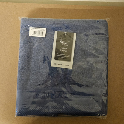 Packs of 2 Embroidered Cotton Towels