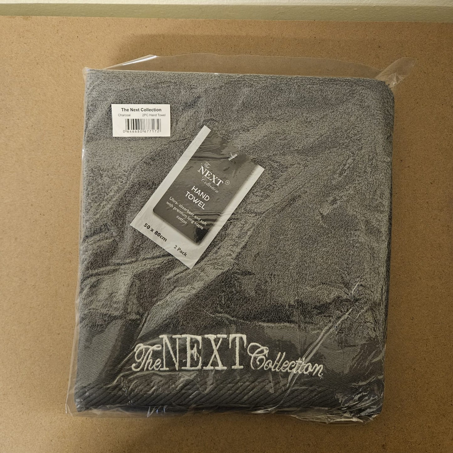 Packs of 2 Embroidered Cotton Towels