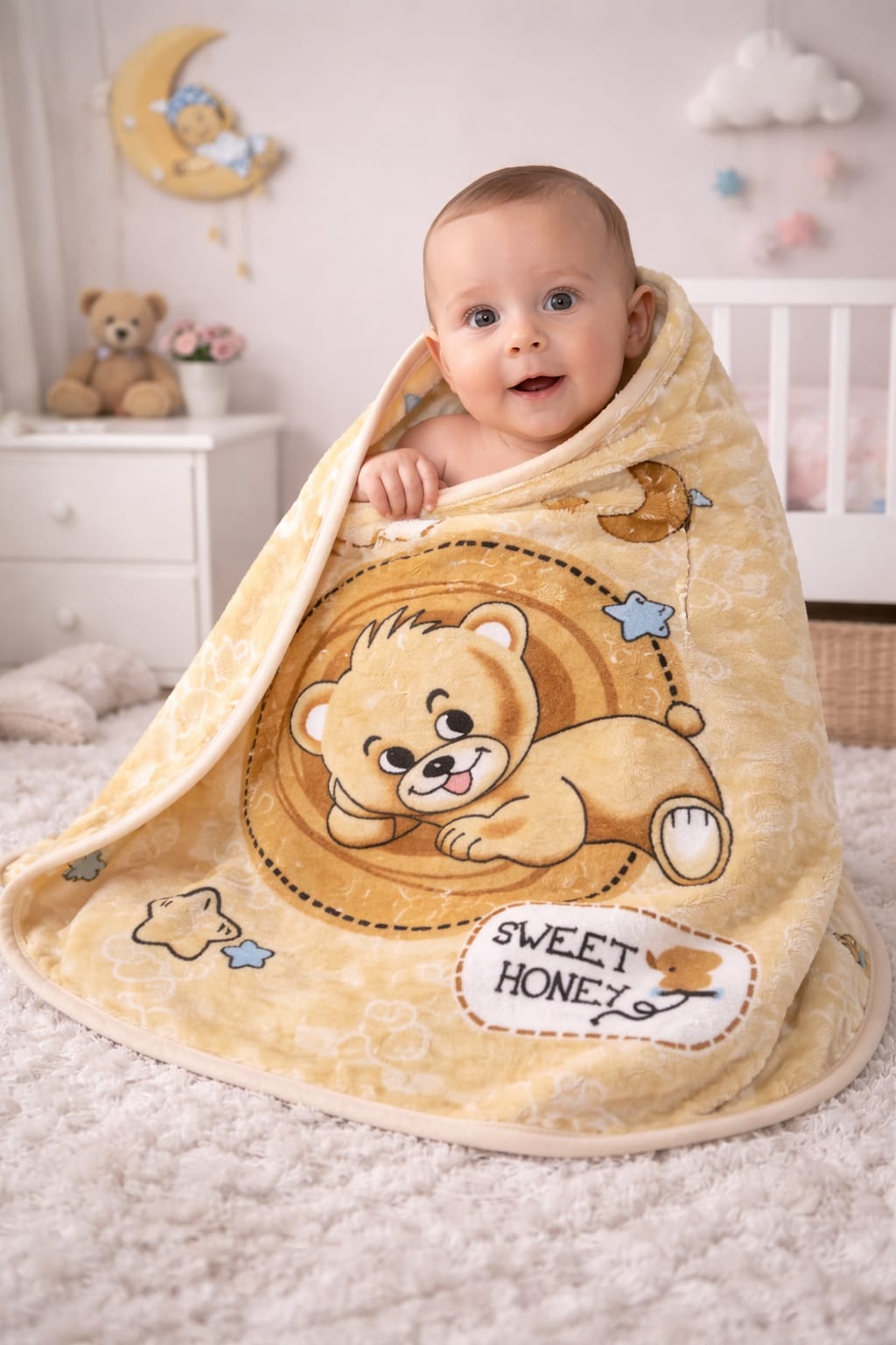 Fluffy Cloud Baby Blanket