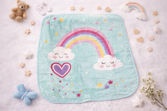 "Follow Your Dreams" Baby Blanket 110 x 140cm