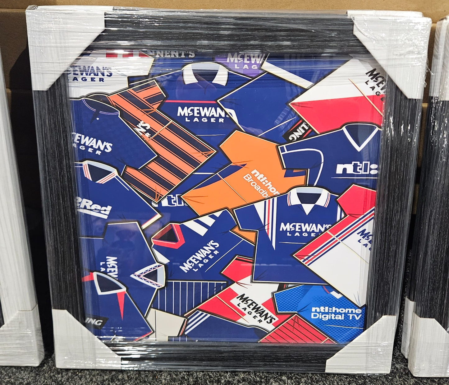 Old Firm - Rangers FC and Celtic FC Prints 47 x47 cm