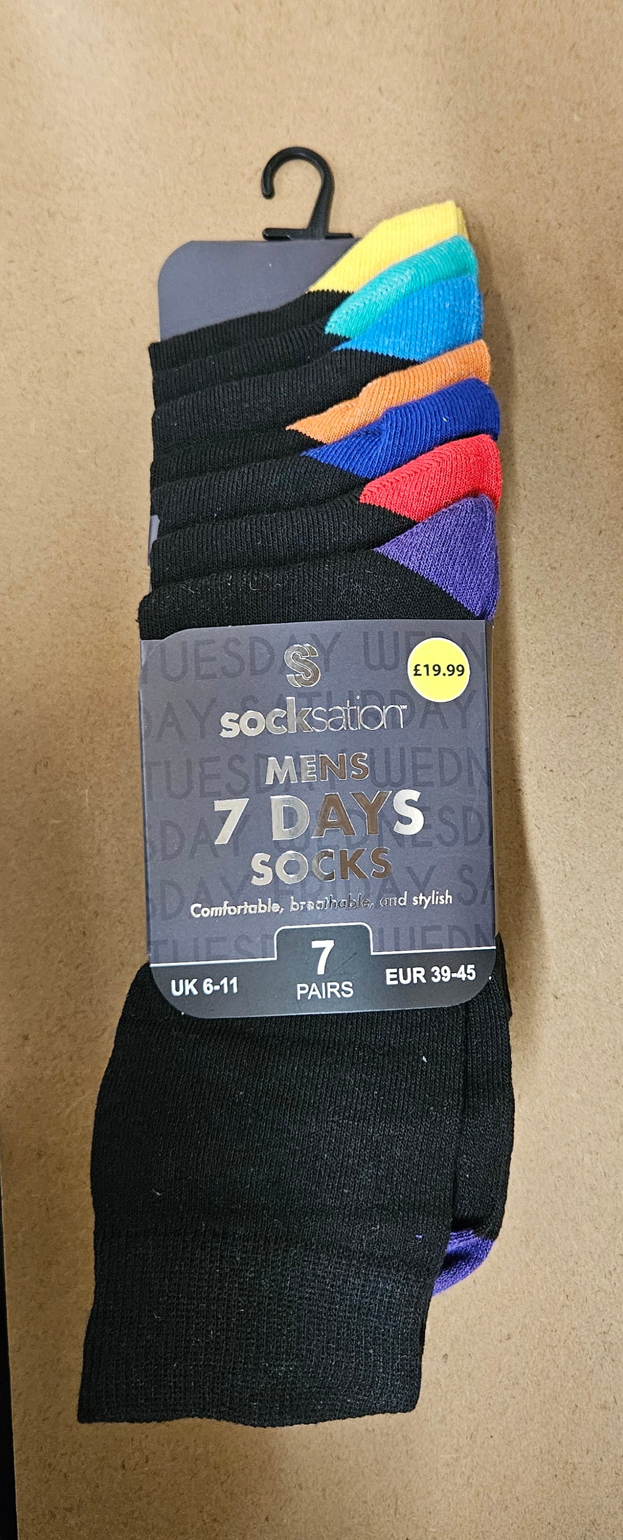 7PK Mens Suit Socks