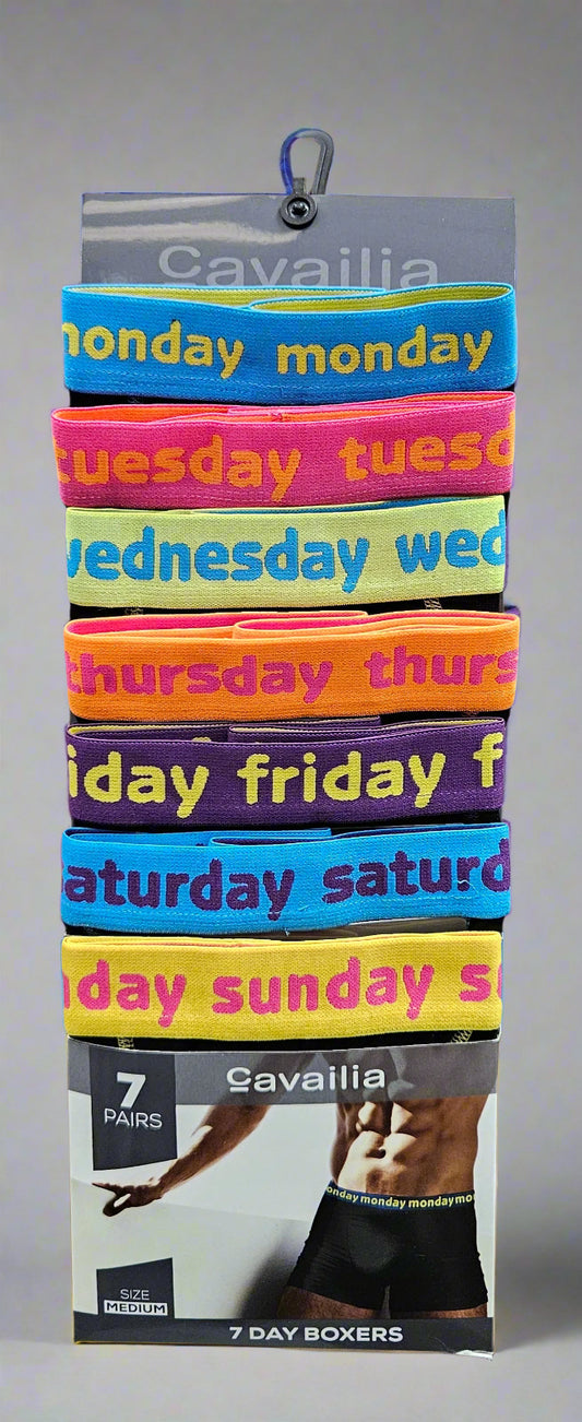 7PK "WEEKDAYS" Classic Boxer Shorts