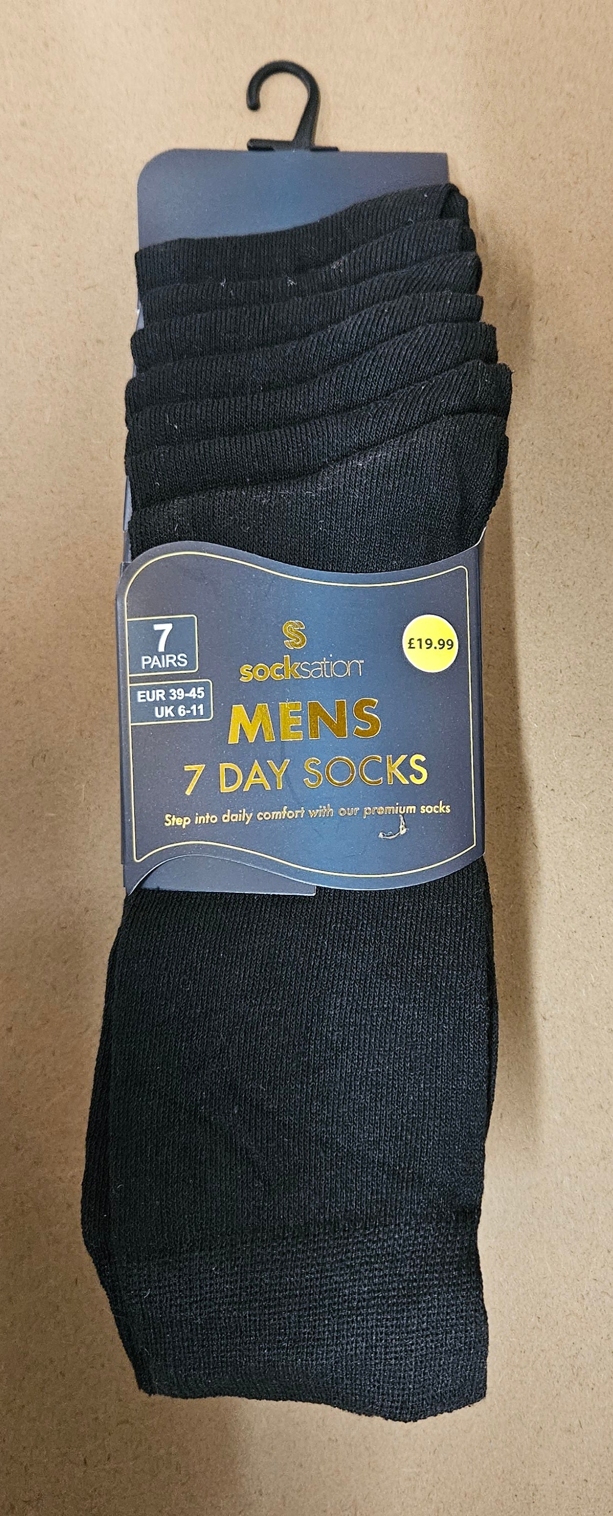 7PK Mens Suit Socks