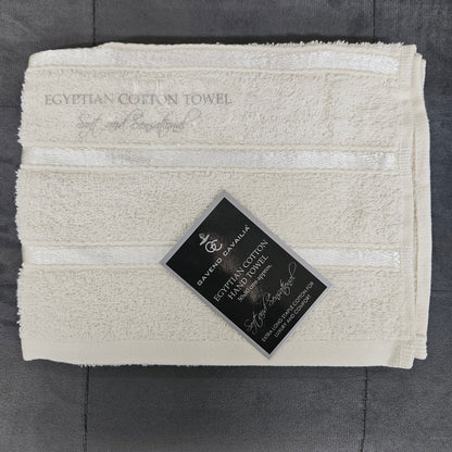 Satin Stripe Egyptian Cotton Hand Towel 50 x 80cm
