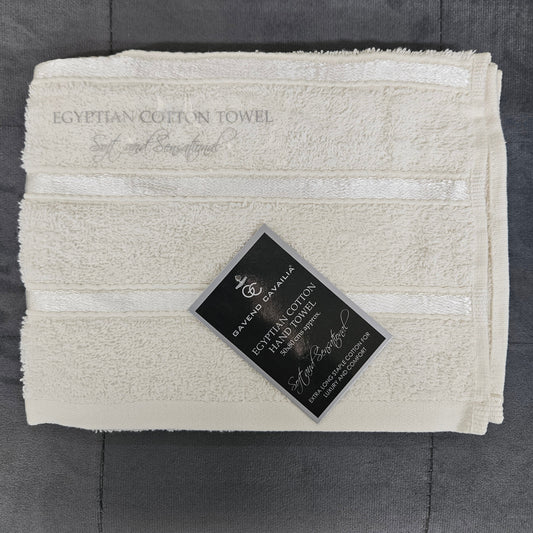 Satin Stripe Egyptian Cotton Hand Towel 50 x 80cm