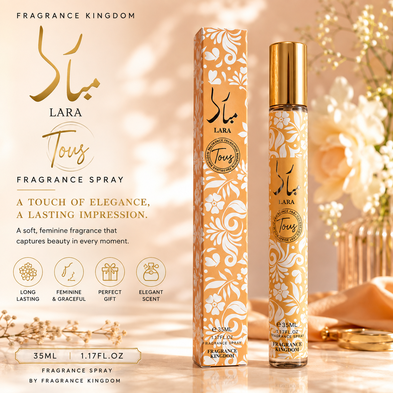 35ml Parfum Fragrance Sprays - For Men & Women