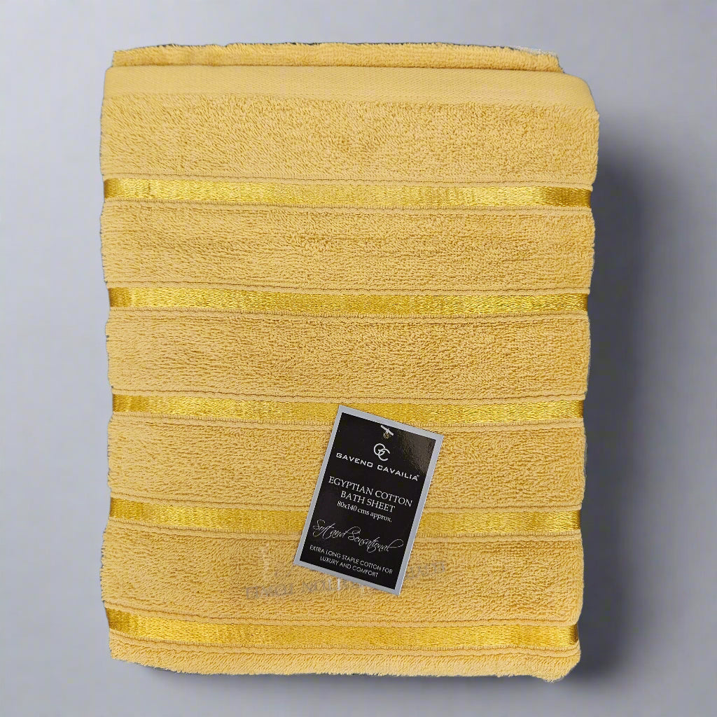 Satin Stripe Egyptian Cotton Bath Sheet