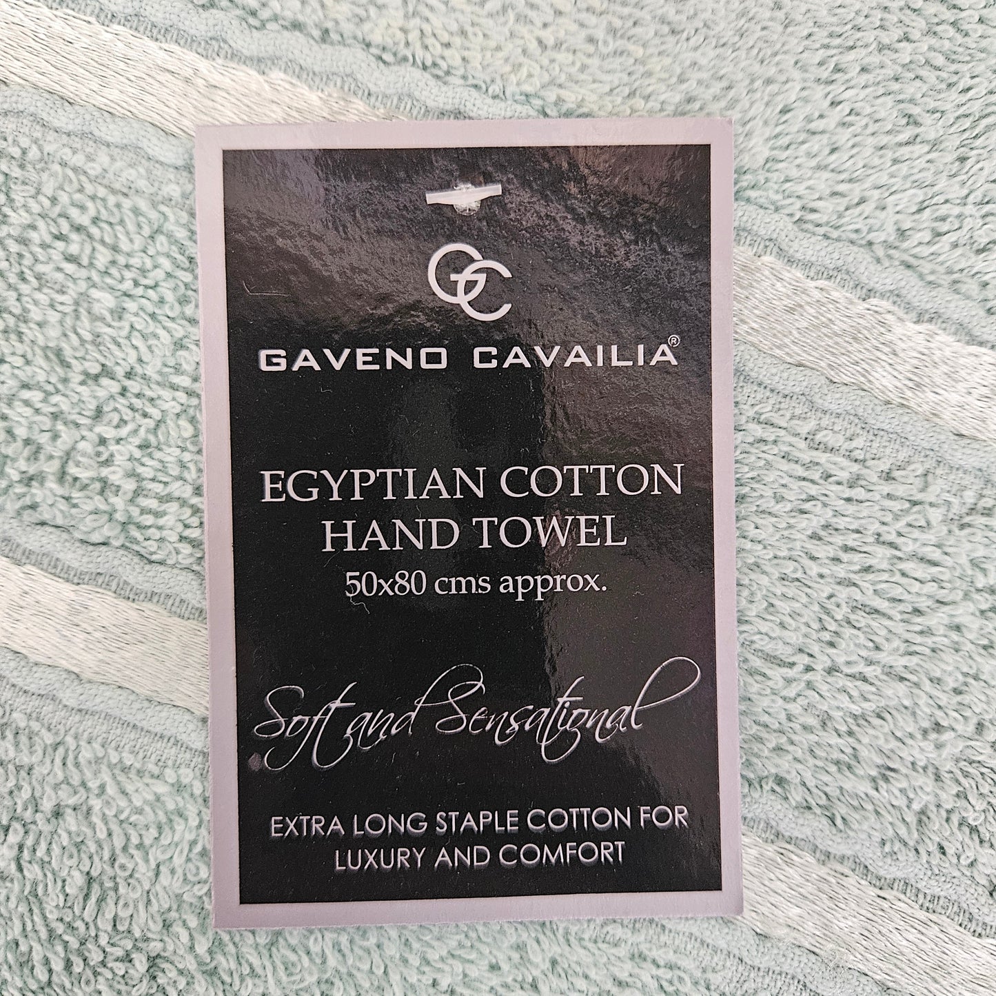 Satin Stripe Egyptian Cotton Hand Towel 50 x 80cm