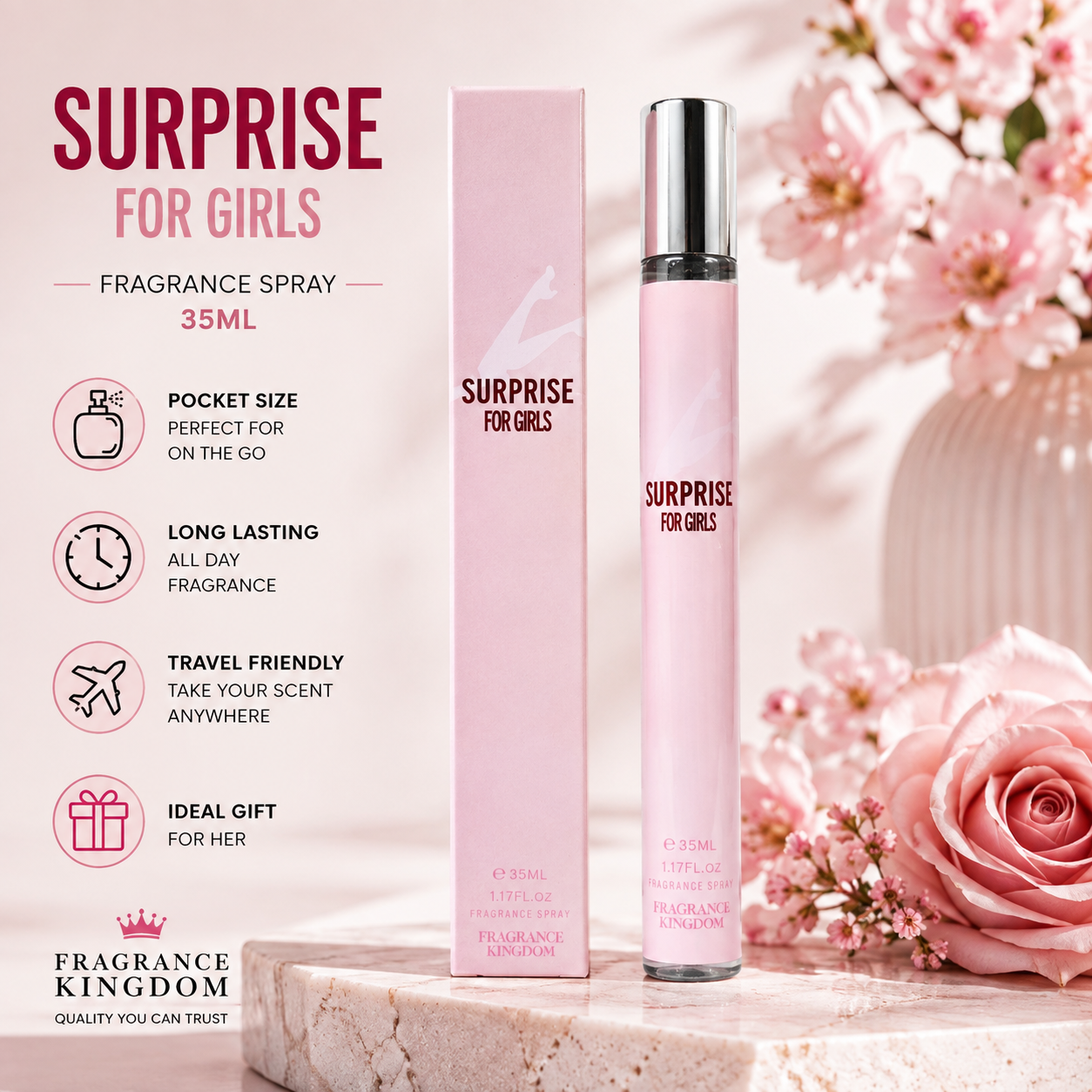 35ml Parfum Fragrance Sprays - For Men & Women