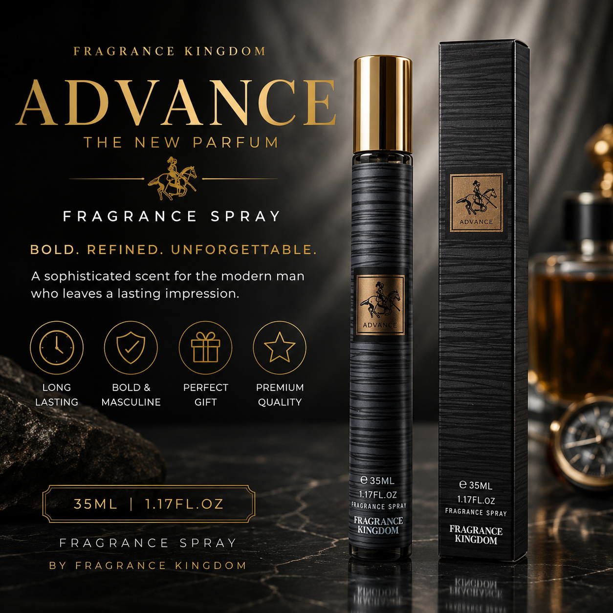35ml Parfum Fragrance Sprays - For Men & Women