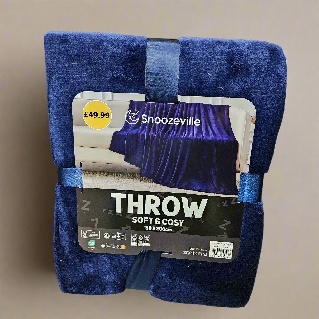 Cloudy Flannel Throw 150 x 200cm