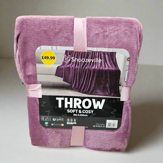 Cloudy Flannel Throw 150 x 200cm