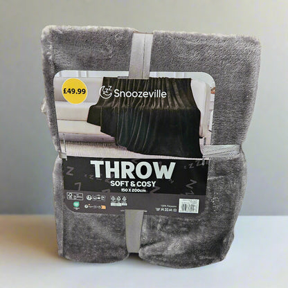 Cloudy Flannel Throw 150 x 200cm