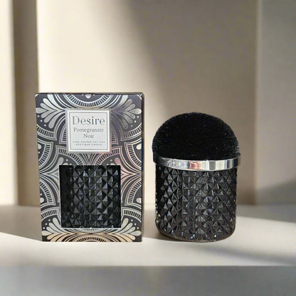 Hand Poured Soy Wax Boutique Candle - Black Pom Pom