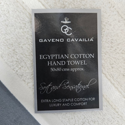 Satin Stripe Egyptian Cotton Hand Towel 50 x 80cm