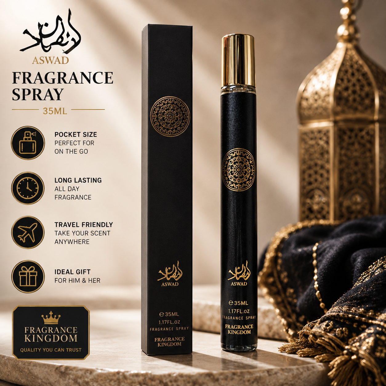 35ml Parfum Fragrance Sprays - For Men & Women