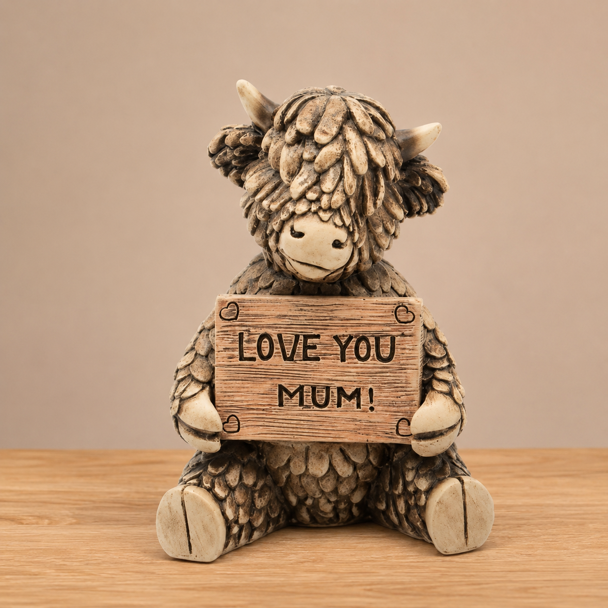 Hughie The Highland Cow Figurine