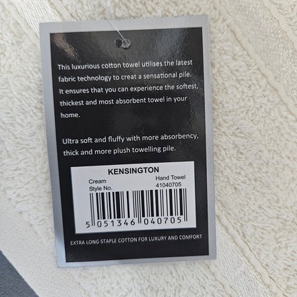 Satin Stripe Egyptian Cotton Hand Towel 50 x 80cm