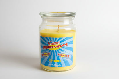 Refreshers Lemon Scented Candle - 18oz/510g
