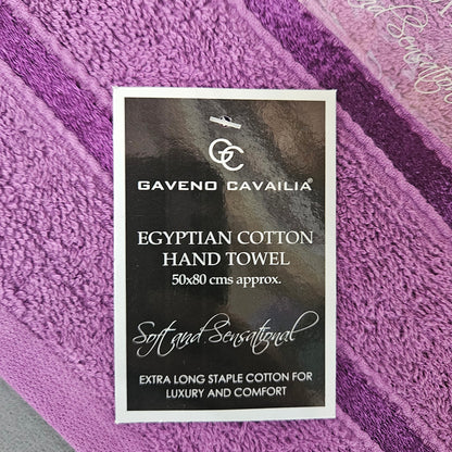 Satin Stripe Egyptian Cotton Hand Towel 50 x 80cm